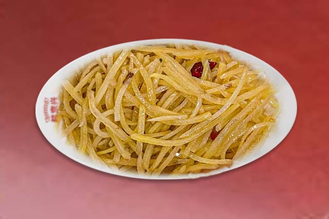 超意兴经典菜品-酸辣土豆丝